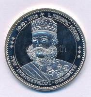 DN "Magyarország Keresztény Királyai / I. Ferencz József 1848-1916" Ag emlékérem kapszulában (20,2g/0.333/38,36mm) T:PP kis patina
