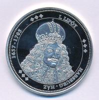 DN "Magyarország Keresztény Királyai / I. Lipót 1657-1705" Ag emlékérem kapszulában (20,2g/0.333/38,36mm) T:PP