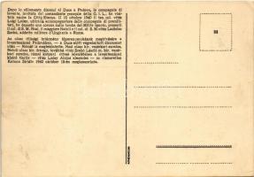 1940 Az olasz ifjúsági intézmény főparancsnokának meghívására a leventeszázad Padovában - a Duce elő...