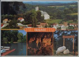 72 db megíratlan modern magyar városképes lap kis albumban