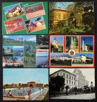 Modern magyar képeslap gyűjteményrész, GY betűs helységek betűrendben, min. 600 lap cipős dobozban
