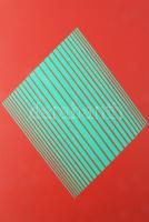 Komlódi jelzéssel: Geometrikus kompozíció (cím nélkül), 1982. Szitanyomat, papír, 62×40,5 cm