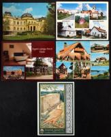 Modern magyar képeslap gyűjteményrész, T és V betűs helységek betűrendben, min. 700-800 lap cipős dobozban (közte kevés szlovák)