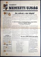 [Folyóirat, 1956.] Vásárhelyi Nemzeti Újság. A Hódmezővásárhelyi Nemzeti Bizottság napilapja. Felelő...