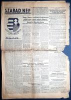[Folyóirat, 1956.] Szabad Nép. A Magyar Dolgozók Pártjának központi lapja. XIV. évfolyam, 297. szám....