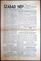 [Folyóirat, 1956.] Szabad Nép. A Magyar Szocialista Munkáspárt központi lapja. [Lapszámozás nélkül.]...