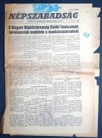 [Folyóirat, 1956.] A Magyar Népköztársaság törvényerejű rendelete a munkástanácsokról. A Népszabadsá...