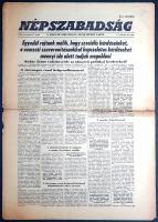 [Folyóirat, 1956.] Kádár János beszéde a törvényes rend helyreállításáról. A demokráciának is megvan...