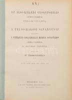 Stollár Gyula ? Solymosi Lajos, dr.: Az alsó-kékedi gyógyforrás chemiai elemzése ? A felső-rákosi savanyúvíz valamint a székely-udvarhelyi hideg sósfürdő chemiai elemzése. Bemutatta Dr. Than Károly.    Bp., 1879. MTA. 35p. (Értekezések a természettudományok köréből. IX. kötet. XXI.) Kiadói papírborítóban.
