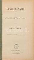 Pillitz Vilmos: Tanulmányok a talaj absorpciója fölött. Bp., 1876. MTA 34p. Kiadói papírborítóval