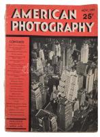 1937 Az American Photography c. magazin novemberi száma, benne magyar fotósok, pl Vadas Ernő, Vecsenyi Istvány, Sárkány Jenő főtóival is.