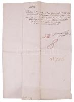 1865 Lechner Gyula (1841-1914) jogász, festőművész, grafikus, szobrász, iparművész, rajztanár, műfordító Lechner Ödön építész testvére, váltóügyvédi oklevele, császári szárazbélyegzővel és 1Fl illetékbélyeggel.