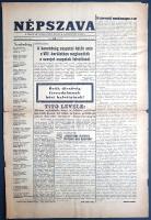 [Folyóirat, 1956.] Népszava. A magyar szakszervezetek központi lapja a forradalom napjaiból. 84. évf...