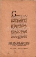 1942 Karácsonya Harcoló honvédeinké és hozzátartozóiké; levente szimbólumokkal / WWII Hungarian mili...