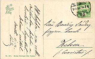 1911 Podolin, Podolínec (Szepes, Zips); látkép. Ifjabb Báró Barkóczy Sándornak (1896-1925) címezve. ...