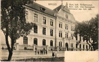 1908 Brassó, Kronstadt, Brasov; Római katolikus főgimnázium. Herz könyvnyomda / Roman Catholic high school (EK)