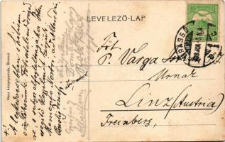 1908 Brassó, Kronstadt, Brasov; Római katolikus főgimnázium. Herz könyvnyomda / Roman Catholic high ...