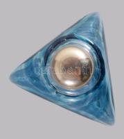 Italtartó díszüveg, m: 22 cm