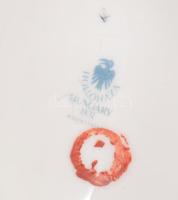 Hollóházi Lantosfiú. Jelzett, kézzel festett, hibátlan, m: 22,5 cm