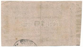 1860. Miskolc 10kr "Miskolcz város utalványa" bélyegzéssel, értékjelzés "10" vas...