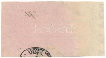 1860. Miskolc 10kr "Miskolcz város utalványa" bélyegzéssel T:F Adamo MIS-2.1