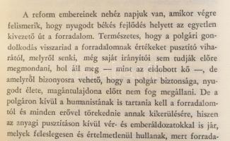 Szekfű Gyula: Forradalom után. Bp., (1947), Cserépfalvi. Első kiadás. Kiadói félvászon kötés, kopott...