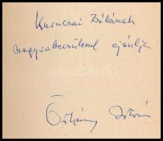 Örkény István: Meddig él egy fa? A szerző, Örkény István (1912-1979) által DEDIKÁLT példány. Magvető...