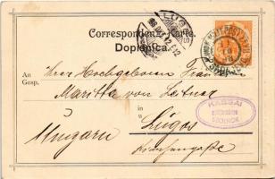 1898 Sarajevo, Ansicht, Carsia, Vorhalle / general view, market, folklore. Art Nouveau, floral (EK)