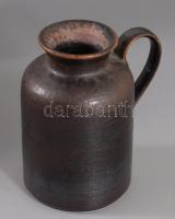 Retro német füles váza, jelzett, hibátlan, m: 15 cm