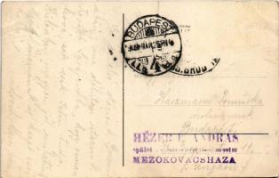 1908 Brod, Bosanski Brod; Glavna ulica / Hauptgasse / main street, shop of Wilhelm Goldstein