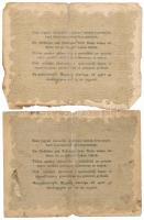 1848. 10Ft "Kossuth bankó" (2x) T:G anyaghiány
Adamo G111