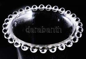 cca 1930/50 Rudolf Schrötter designer váza. Jelzés nélkül, hibátlan, d: 19,5 cm, m: 25 cm