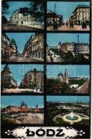 1918 Lódz, Lods; multi-view postcard (EB)
