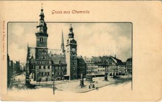 Chemnitz, view, shops. Winkler &amp; Voigt (EB)