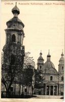 1918 Chelm, Kulm, Holm, Cholm; Russische Kathedrale / Sobór Prawoslaw / Russian church + "K.u.k. Transportüberwachungsteile Chelm" (EB)