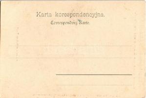 Kraków, Krakau; Volkstrachten aus Galizien und Bukowina. Krakauer Tracht. Serie XIV. Nro. 1401. Lede...