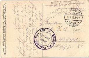 1916 Vilkaviskis, Vom östlichen Kriegsschauplatz. Die Einweihungsfeier des Denkmals zu Ehre gefallen...