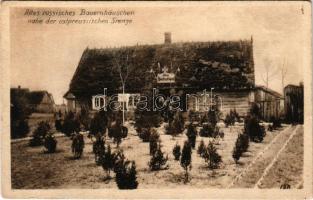 Altes russisches Bauernhäuschen nahe der ostpreussischen Grenze / Old Russian farmhouse near the East Prussian border (EB)