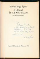 Nemes Nagy Ágnes: A lovak és angyalok. Válogatott versek. A szerző, Nemes Nagy Ágnes Solymos Ida köl...
