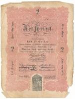 1848. 2Ft "Kossuth bankó" "BPh. 82957" T:VG-G Adamo G106