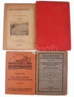 4 db könyv - Bodócs István: Villamos főző- és fűtőkészülékek. + Morva Rezső: Villamosság a gyakorlatban + Uy Károly: Mi a vasbeton? + Hoszpodár Sándor: A telefon. Kötetenként változó kötésben és állapotban.