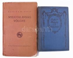 2 db - Babits Mihály: A Gólyakalifa. Bp., Athenaeum. Első kiadás! Kiadói egészvászon kötés, gerinc szakadt, kopottas állapotban + Babits: A nyugtalanság völgye. Első kiadás! Bp., Táltos. Kiadói papírkötés, kopottas állapotban.