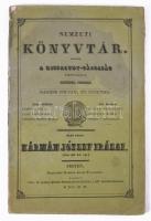Nemzeti Könyvtár. Első füzet. Kármán József írásai. Pest, Hartleben. Kiadói papírkötés, kopottas állapotban.