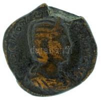 Római Birodalom 248 / Otacilia Severa / Róma / Sestertius bronz (20,26g) T:VF / Roman Empire 248 / Otacilia Severa / Rome / Sestertius bronze "CONCORDIA AVGG - S-C" Concordia seated left, holding patera and double cornucopiae (20,26g) C:VF RIC IV 203