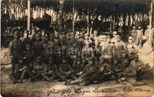 1917 Lager Lukaviec, 6/83. Komp. / katonák a lukavieci lágerben / group of soldiers in Lukaviec. photo (b)