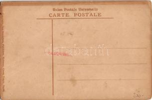 Fuwa Kazuyemon, one of the "Forty-seven Ronin" art postcard (cut)