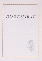 ca 1940-1950 9 db dísztávirat klf grafikákkal