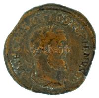 Római Birodalom 238 / Pupienus / Róma / Sestertius bronz (17,11g) T:XF,VF / Roman Empire 238 / Pupienus / Rome / Sestertius bronze "IMP CAES M CLOD PVPIENVS AVG / [VIC]TORIA AVGG S-C" Victory standing facing, head left, holding wreath and palm (17,11g) C:XF,VF RIC IV 23