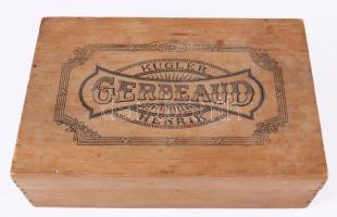 Kugler Henrik Gerbeaud bonbonos fadoboz, 15x24 cm