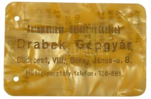 1941 Cukrász Bál plasztik program, 9x6 cm